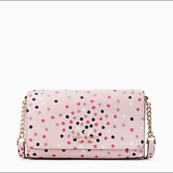 kate spade Handbags - NEW Staci Pink Confetti Crossbody Bag